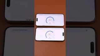 iPhone 16 Pro Max Vs iPhone 15 Pro Max Download and Upload Speed Test shorts [upl. by Imelda]