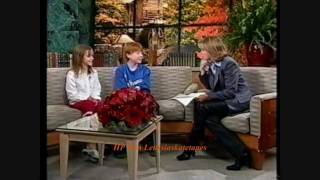 Emma Watson amp Rupert Grint on the Today Show 2001 Sorcerers Stone [upl. by Eile]