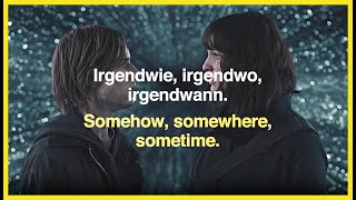 Nena  Irgendwie Irgendwo Irgendwann GERMAN amp ENGLISH LYRICS [upl. by Aivatnahs]