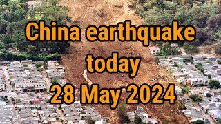 China earthquake today 2024 Magnitude 50 earthquake strikes Sichuan [upl. by Muhcan]