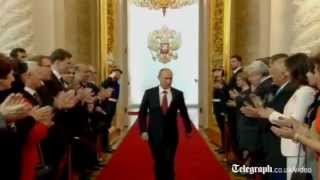 Vladimir Putin sworn in as Russian President at Kremlin ceremony [upl. by Fini]