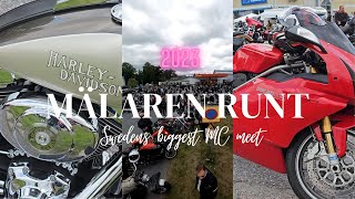 Mälaren runt 2023  Swedens biggest motorcycle meet [upl. by Peppi653]