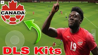 DLS Kits Canada National Team  Dream League Soccer Kits 2024 [upl. by Idram]