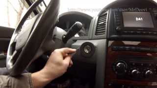 Ignition switch replacement Jeep Grand Cherokee WK  замена контактной группы замка зажигания [upl. by Karilynn]