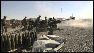 M777A2 Howitzer  Artillery Support in Afghanistan [upl. by Tletski]