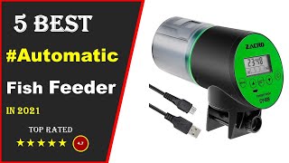 ✅ Top 5 Best Automatic Fish Feeder Aquarium 2021 Tested amp Reviewed [upl. by Miranda783]