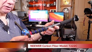 Neweer T222C Carbon Fibre Monopod Review [upl. by Einahc]