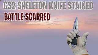 Skeleton Knife Stained BattleScarred  CS2 Skin Showcase 404 [upl. by Orna]