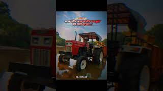 diwani mastani ho gayi 855 swaraj tractor viral reels trending sugarcaneharvesting [upl. by Assenna]