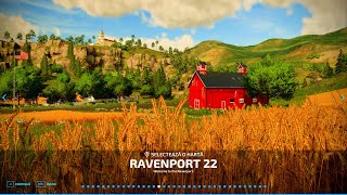 🅻🅸🆅🅴💯New Map Ravenport 22 v1001 FS22🎮 Gameplay [upl. by Inaflahk]