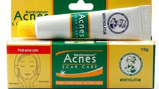 mentholatum acnes scar care gel review  Acne cream [upl. by Eerbua]