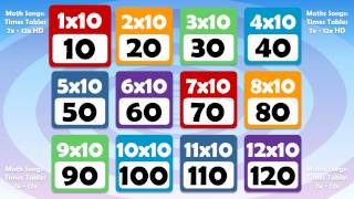 10 TIMES TABLE Math Song Count up by 10s [upl. by Canning]