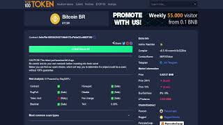 BTCBR on Top100Token  Toplist Tokens Coins NFTs on Binance Ethereum Polygon Fantom Solana [upl. by Bekha]