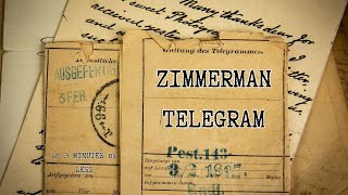 Two Minute history on the Zimmermann Telegram The telegram that pushed the US into WWI [upl. by Rockwood]