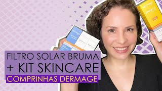 FILTRO SOLAR BRUMA  KIT SKINCARE  COMPRINHAS DERMAGE [upl. by Ayiram]