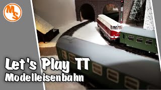 LetsPlay Modelleisenbahn in Spur TT  eine Anlage entsteht  Modellbahn Anlagenbau [upl. by Annat]