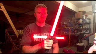 Kylo Ren FX Black series lightsaber rebuild and conversion [upl. by Hentrich515]