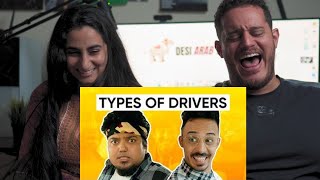 Types of Drivers JORDINDIAN Reaction by Arabs  types of drivers part 1 [upl. by Eiznil]