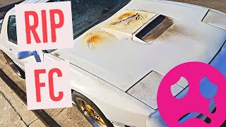 RX7 Engine Fire  400hp FC3s is toast [upl. by Eloisa322]