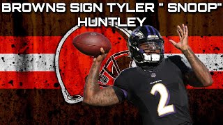 Browns sign QB Tyler quotSnoopquot Huntley [upl. by Covell894]