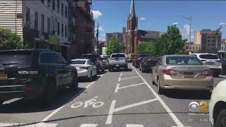 NYC bill would offer payment to report cars in bike lanes [upl. by Carilyn]