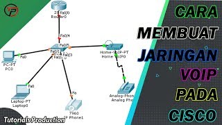 Cara Membuat Jaringan VOIP Pada Cisco Paket Tracer Part 2 [upl. by Bergstrom345]