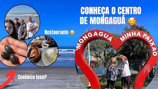 Centro de Mongaguá  praia  loja  restaurante Vlog vivendo na praia após 60 [upl. by Analram]