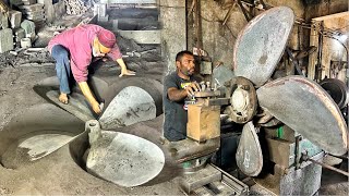 How a Powerful Ship Propeller Manufacturingthe Amazing Process Of Making Forge Ship Propeller [upl. by Lonni]