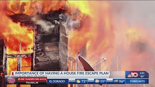 Ouachita Parish Fire Department gives tips on developing a house fire escape plan [upl. by Luther]