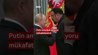 Putin amerikalı aktyoru mükafatlandırıb [upl. by Perrine802]