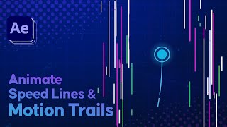 Animate Speed Lines and Motion Trails in After Effects  After Effects Tutorial [upl. by Akiram]