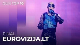 EurovizijaLT 2024 Lithuania  Final  OUR TOP 10 [upl. by Eralc]