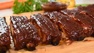 How To Make The Best BBQ Ribs in the Oven  Easy Oven Baked Ribs [upl. by Westfahl]