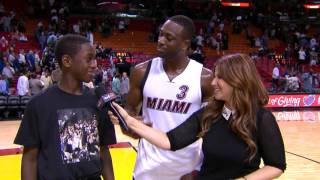 Dwayne Wades Son Critiques His Dads Dunking [upl. by Hildy521]