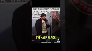 WHITE GUY pretends to be BLACK mikeeshaq comedy standupcomedy race whitepeople blackpeople [upl. by Lamaj]