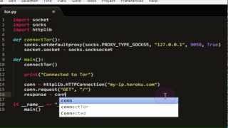 Python TOR With Python Tutorial 1  Connecting to TOR [upl. by Breh]