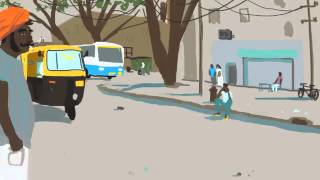 Auto rickshaw Animation [upl. by Atikal296]