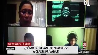 Colegios en la mira ¿Cómo ingresan los quothackersquot a clases privadas [upl. by Coben904]