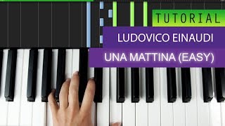 Ludovico Einaudi  Una Mattina EASY Midi Download [upl. by Nicram]