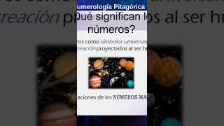 NUMEROLOGÍA PITAGÓRICA Cómo Funciona y de que se Trata  Significado de los Números Maestros [upl. by Nehtanoj]