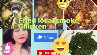 Fried Smoke Chicken india chicken viral [upl. by Solomon750]