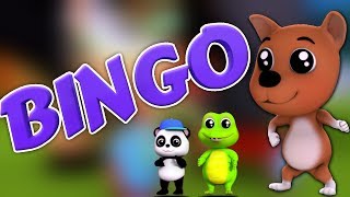 Bingo le chien  Rimes pour les enfants  Baby Bao Panda  3D Nursery Rhymes Songs  Bingo The Dog [upl. by Mit]