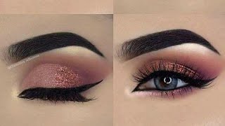 simple glitter eye makeup tutorial [upl. by Nwonknu477]