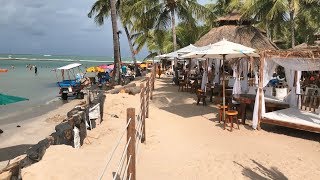 Playa dos Carneiros Bora Bora Restaurante Paseo en Catamaran Pernambuco Brasil [upl. by Meeharbi250]