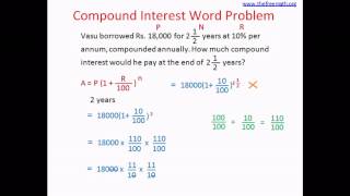 Compound Interest Word Problem 3 [upl. by Leanora]