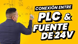 ¿Cómo conectar una fuente de alimentación de 24v al PLC [upl. by Yeleak]