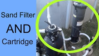 Added A Cartridge Filter To My Sand Filter  I Have 2 Filters On My Swimming Pool [upl. by Ehud]