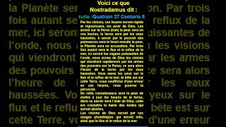 Short quatrain 27 suite Centurie 5 de Nostradamus [upl. by Higgs]