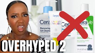 PT 2 Reacting to OVERHYPED Skincare Products Black Skin [upl. by Diann]