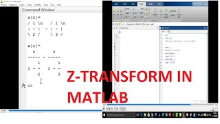 How to calculate ZTransform in MATLAB 2020 [upl. by Gnilyarg632]